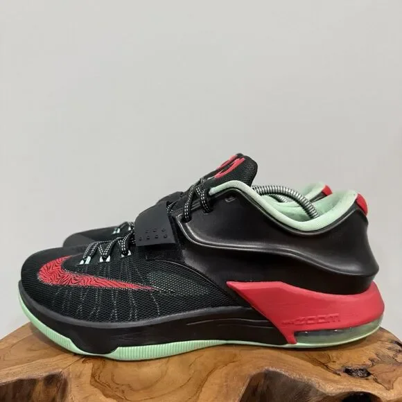 Nike KD VII 7 Good Bad Apple Black Red Mint Green 653996-063 size 11